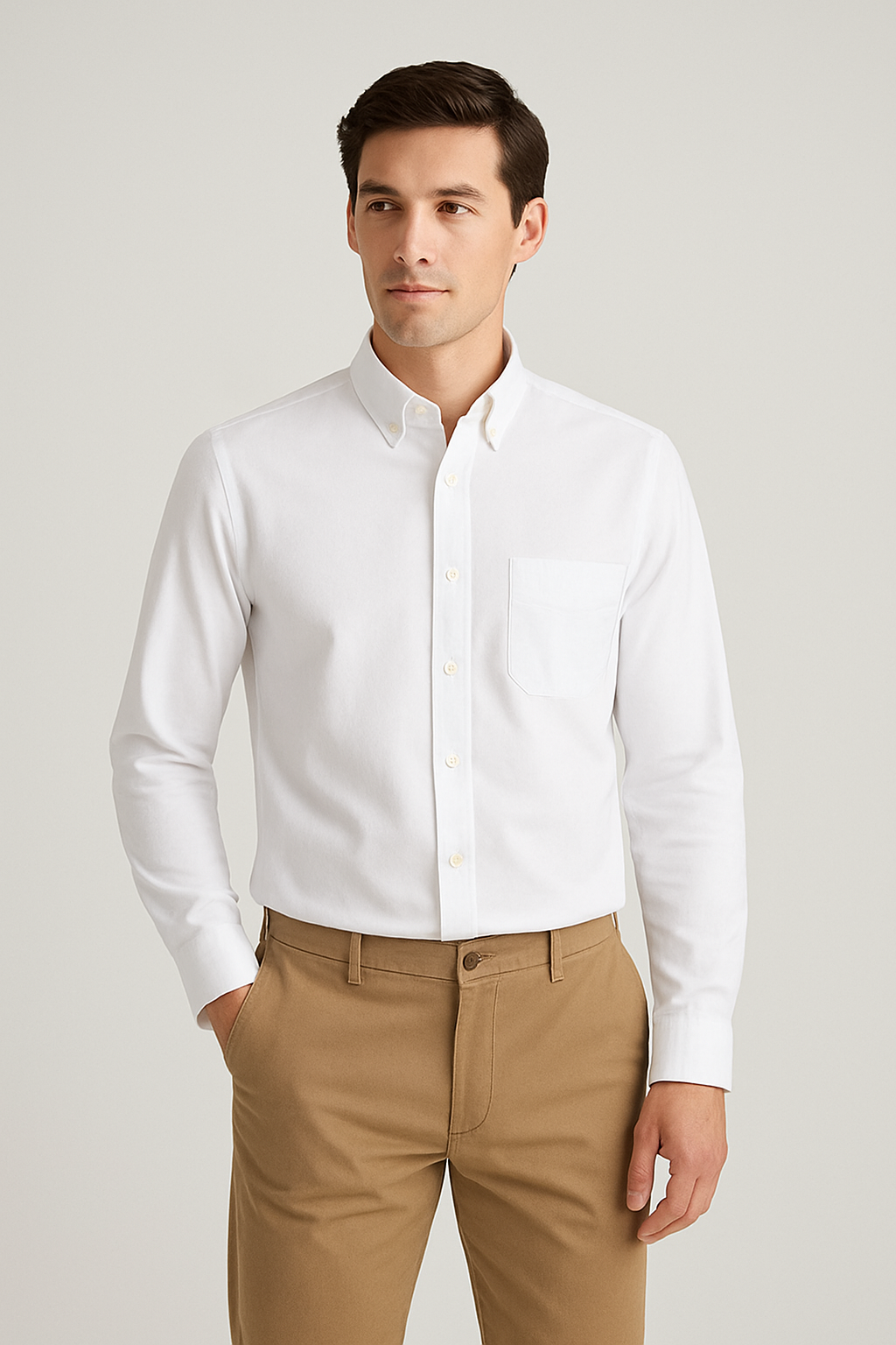 EverKnight Oxford Essential Button-Down Shirt